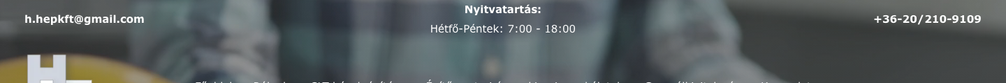 hhep.hu felso sav asztali nezetben: telefonszam es e-mail cim